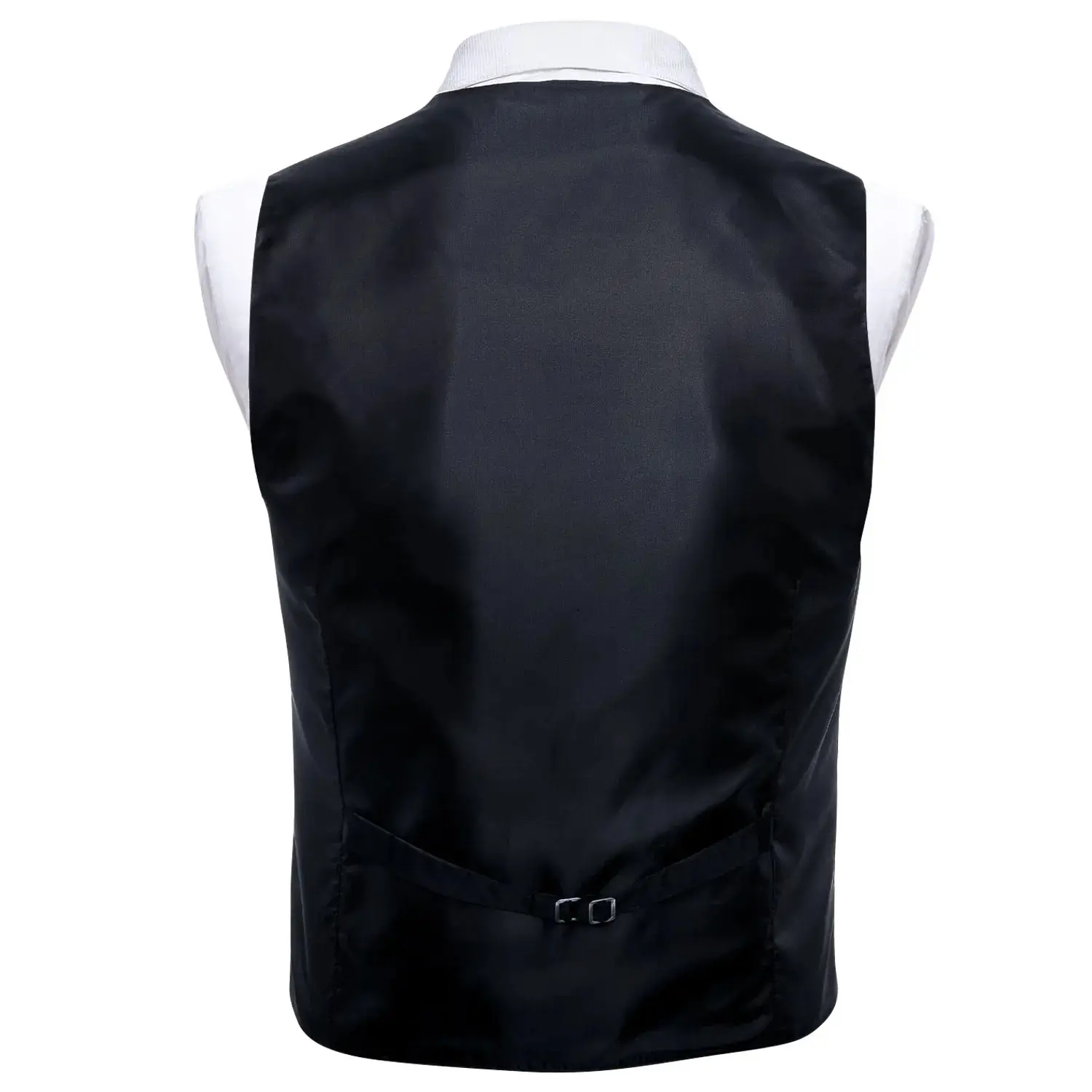 4pcs Men's Suit Vest Jacquard Waistcoat with Tie Pocket Square Cufflinks Set for Male Sleeveless Jacket Wedding Business Party dress vests