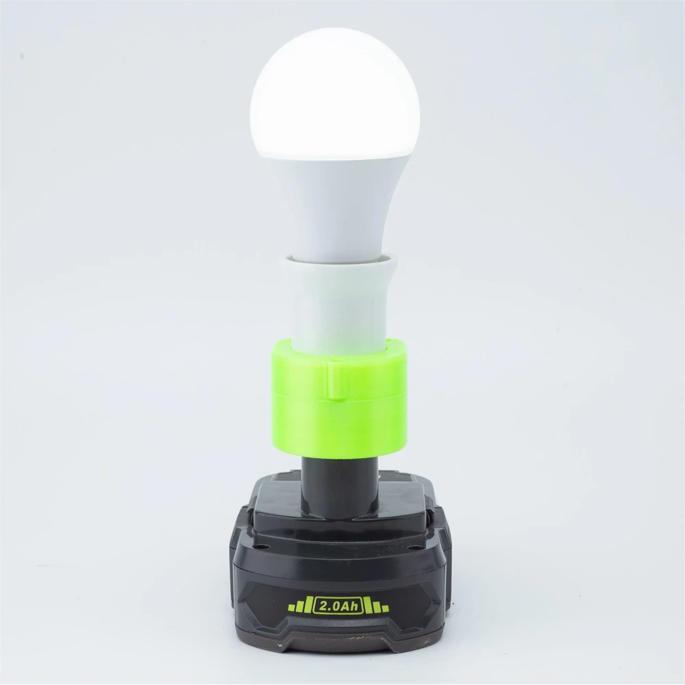 For Ryobi 18V Li ion Battery New Cordless Portable E27 Bulb Lamp LED