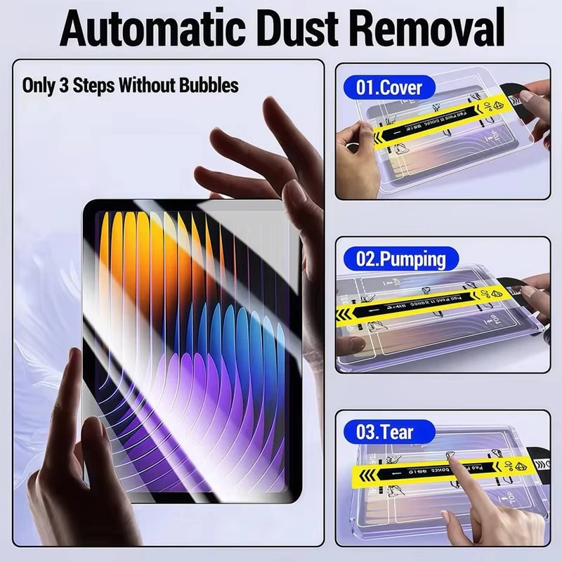 Premium 2-Pack Waterproof Tempered Glass Screen Protector with 9H Hardness