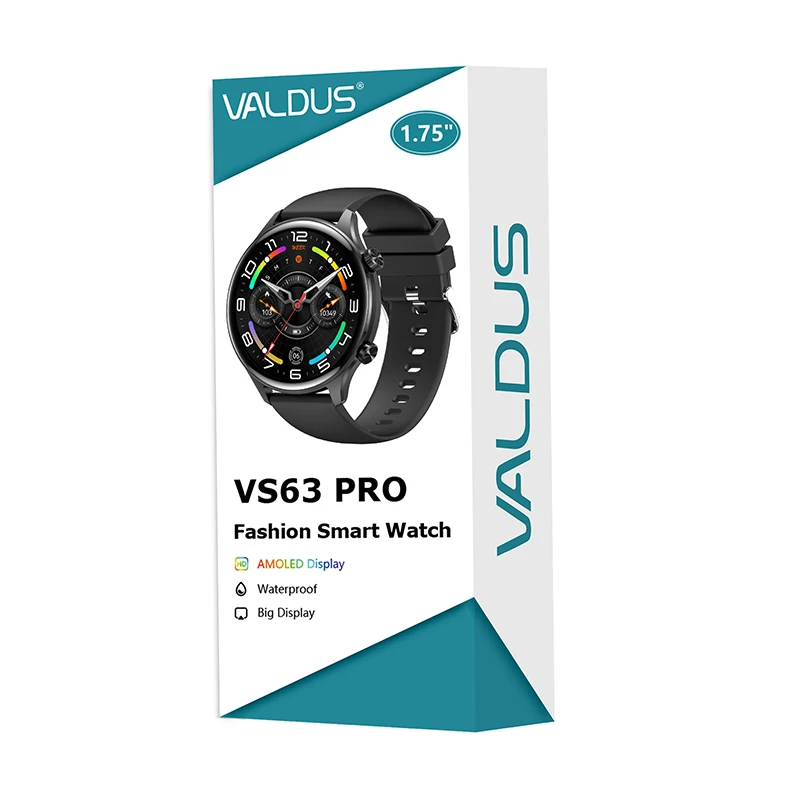 VALDUS 2025 New VS63 Pro Smartwatch For Man Woman AMOLED Long Battery Life NFC Voice Assistant Sport Smart Watch For ios Android 6