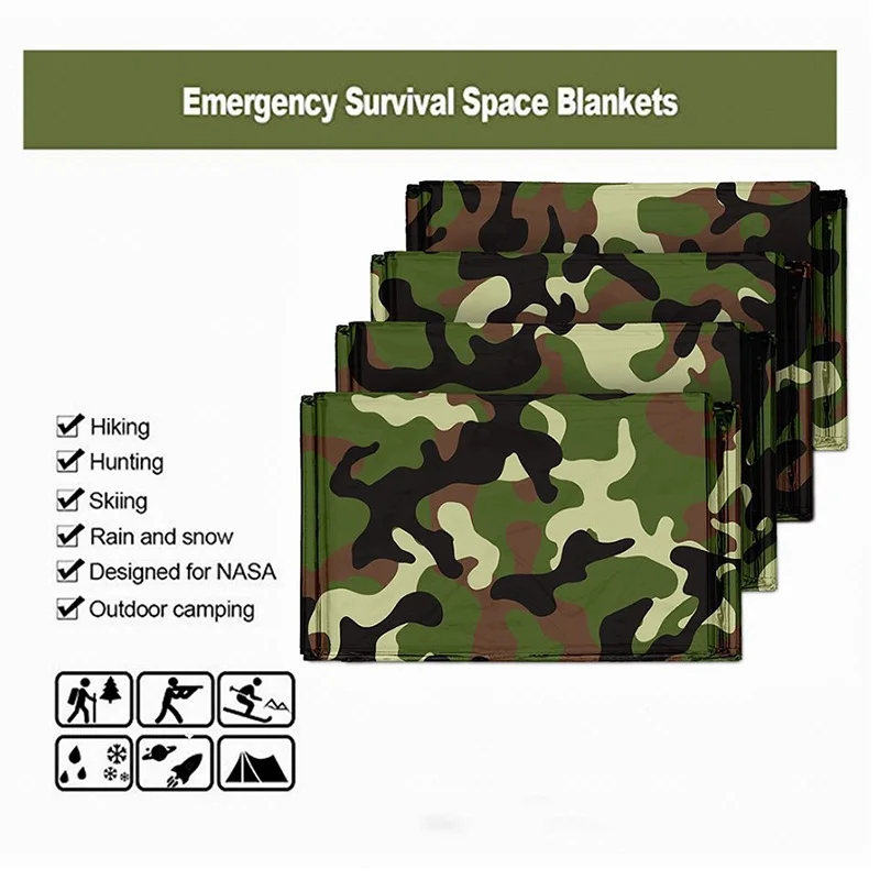 RedSwing Manta De Supervivencia Resistente, Lona Térmica De Emergencia Impermeable, Multiusos, Reflectante, Aislada, Para Todo Tipo De Clima, Para Campamento, Senderismo, Color Naranja