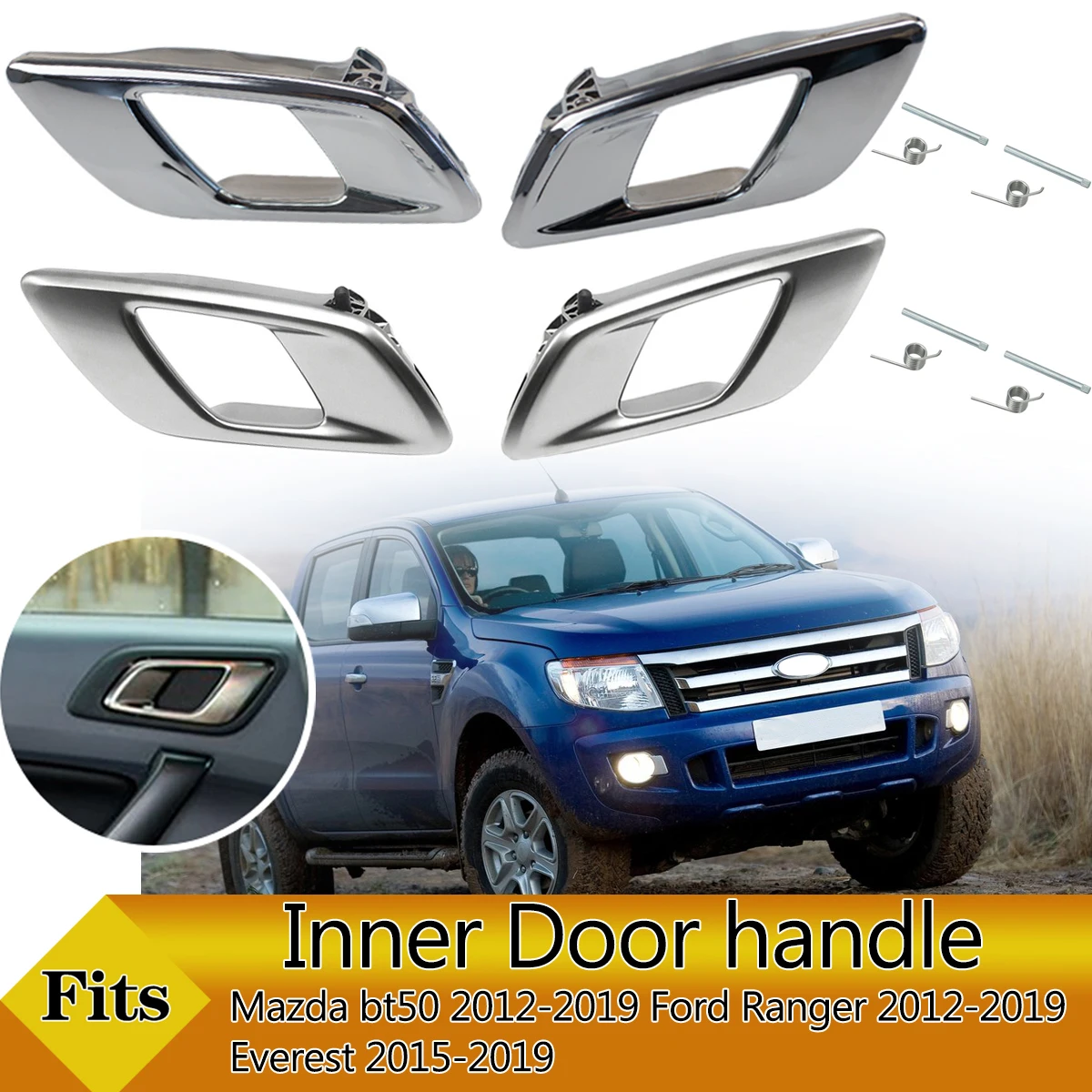 Silverado 1500 Chrome Door Handle Covers W/o Passenger Keyhole (07-13 Silverado 1500