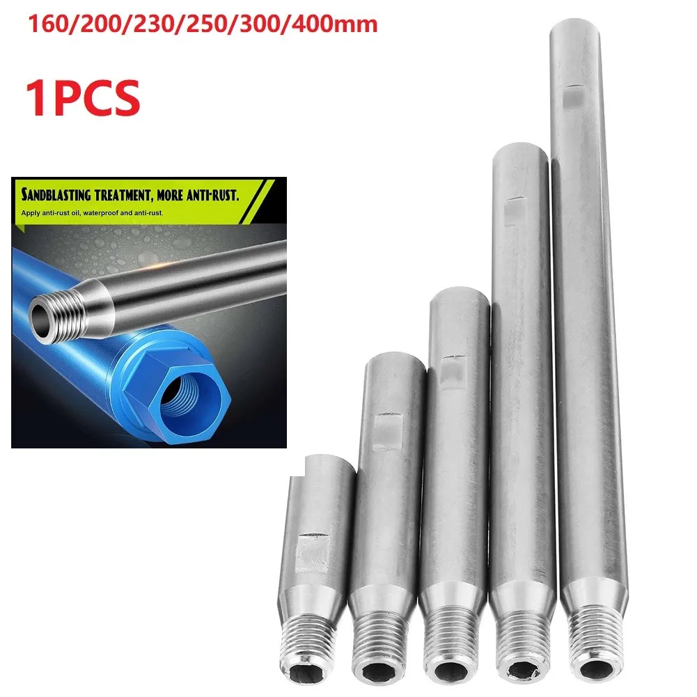 Diamond Core Bit Extension Rod For M22 Thread Extension Rod  160/200/230/300/400mm Connecting Rod For Drilling Rig Adapter