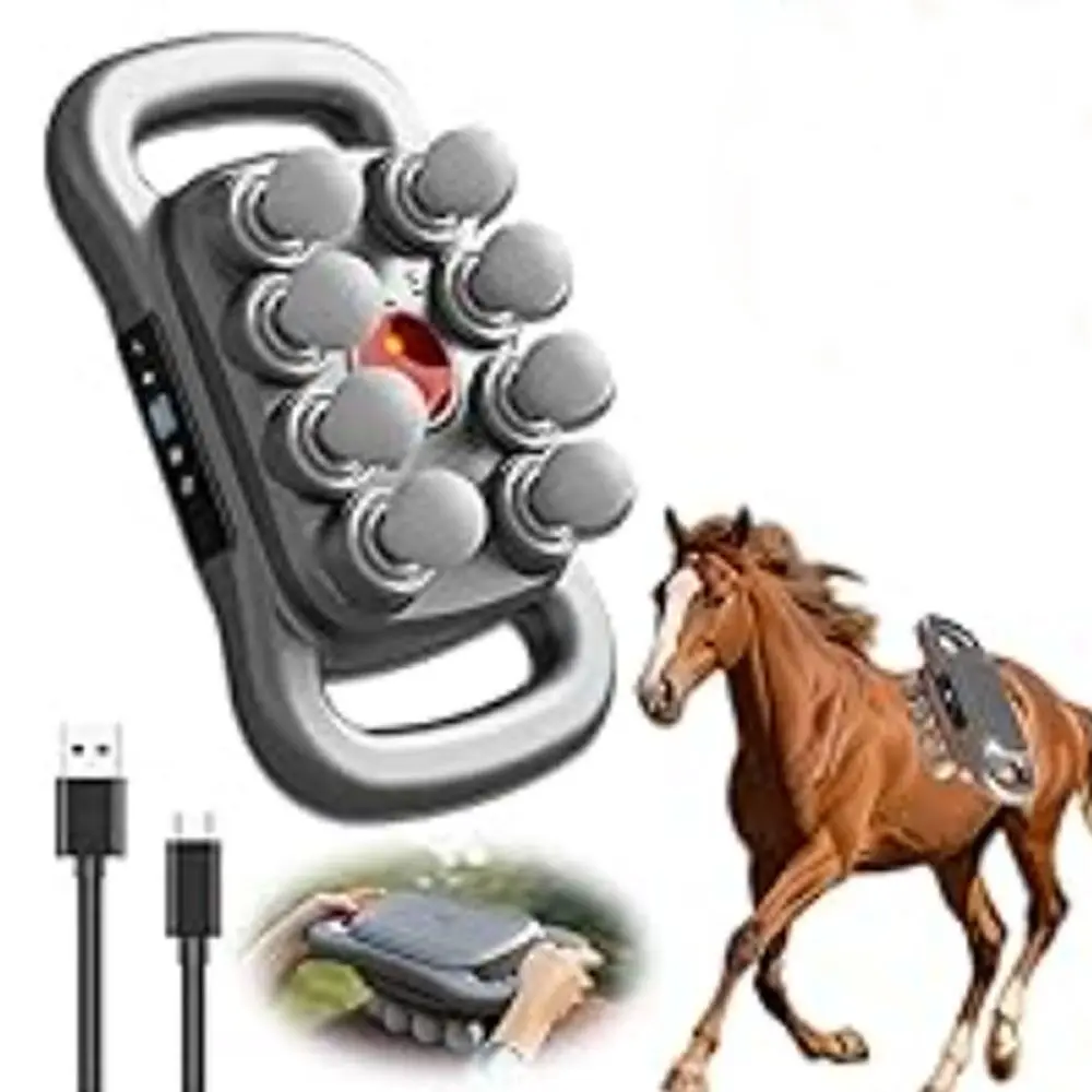 High-Frequency Vibration 8-Head Massager Fast Recovery Multifunctional Usage Waist Massager Ultra-Quiet Operation Durable