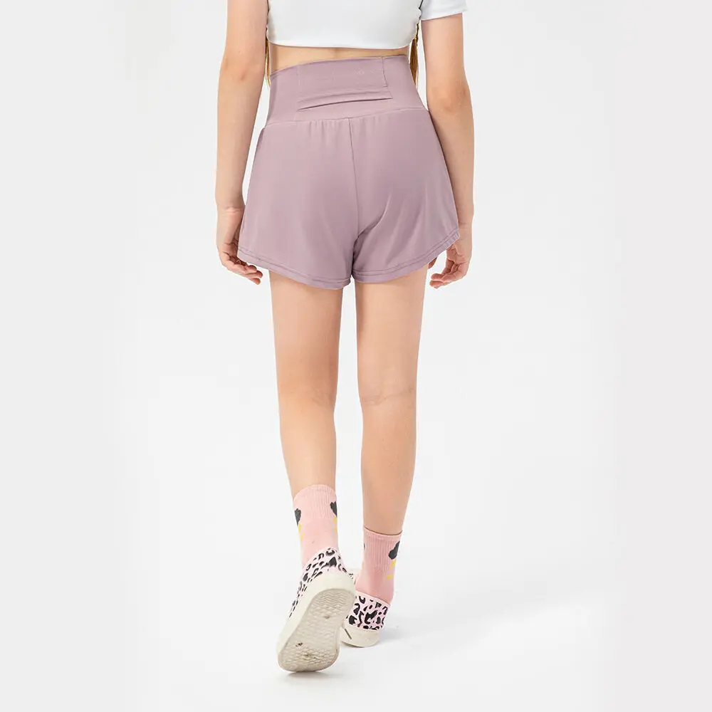 Quick Dry Girls Tennis Badminton Sport Shorts Loose Fake Two-piece Short Pants Exercise Training Bottoms Running Gym Yoga Shorts girls tennis shorts