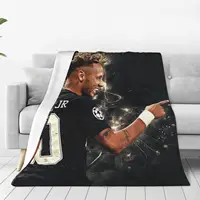 Neymar Art Blanket Fleece Warm Sofa Throw Blankets For Couch Bedding Outdoor Throws Bedspread Quilt 1