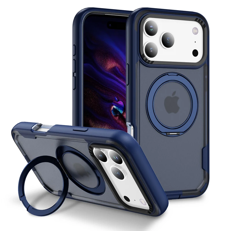 Shockproof Heavy Duty Armor Phone Case with Metal Brackets