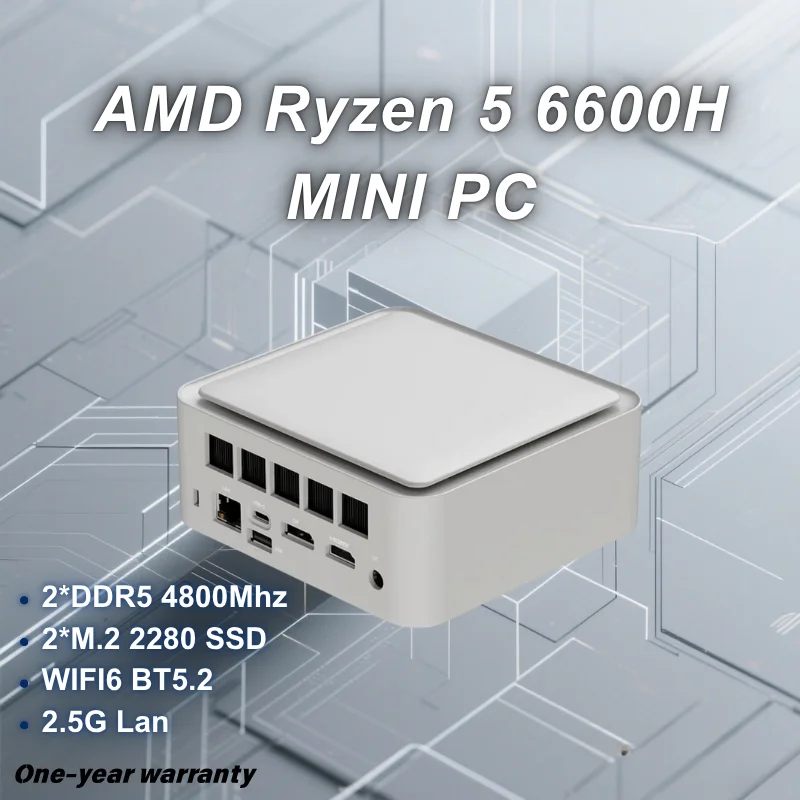 Z66 Ryzen 5 6600H MINI PC Windows 11 Pro DDR5 32GB 500GB