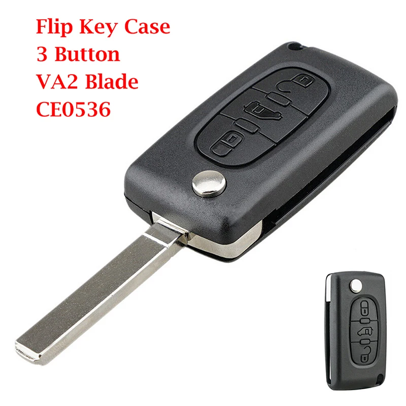 Replacement Key Fob Buttons For Fiat Scudo - 3 Switch Buttons To Repair Your Remote Flip Key 12 thumbnail image