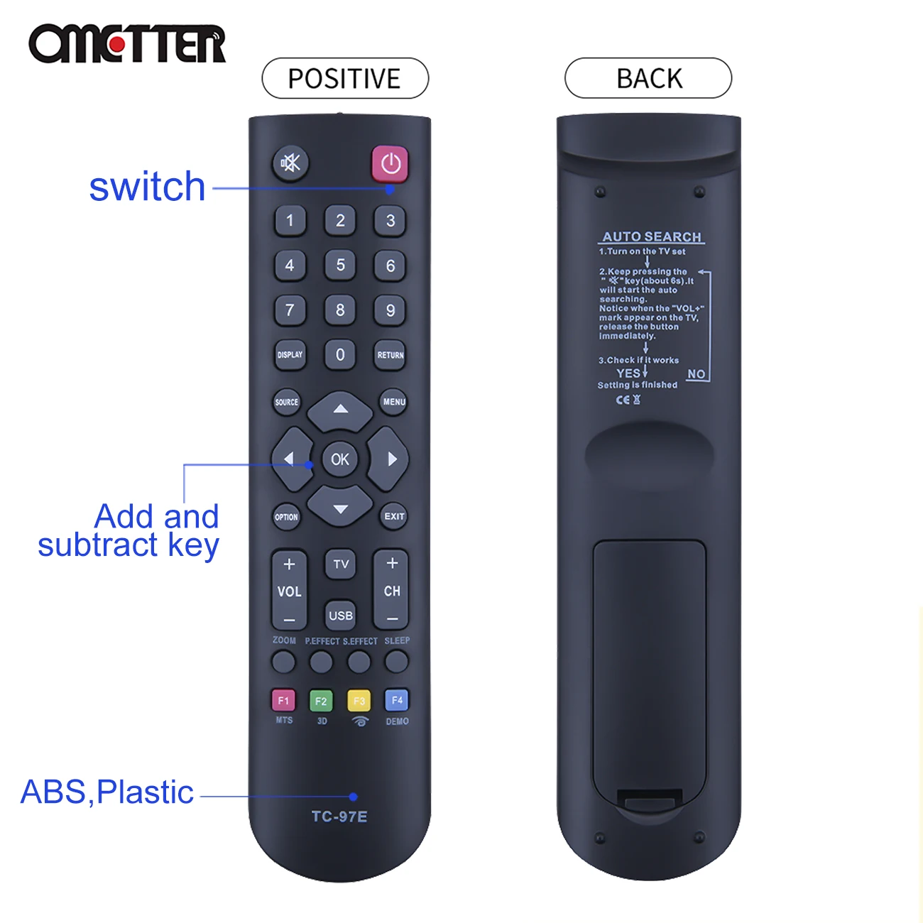 THOMSON-TCL Mando a distancia universal para Televisor