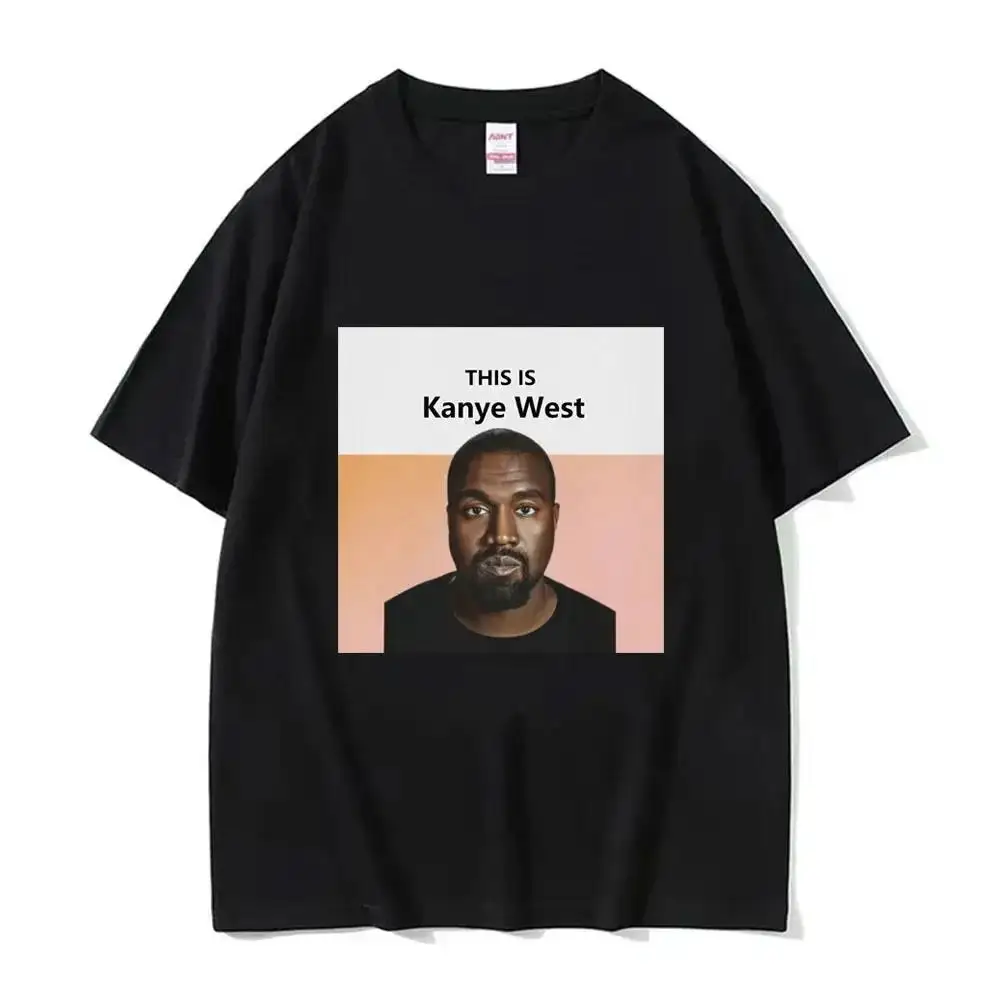 Funny Kanye West Meme 플러스 사이즈 티셔츠 여성 오버 사이즈 루즈 빈티지 힙합 랩 스타일 Tshirt 반소매 티셔츠 streetwear