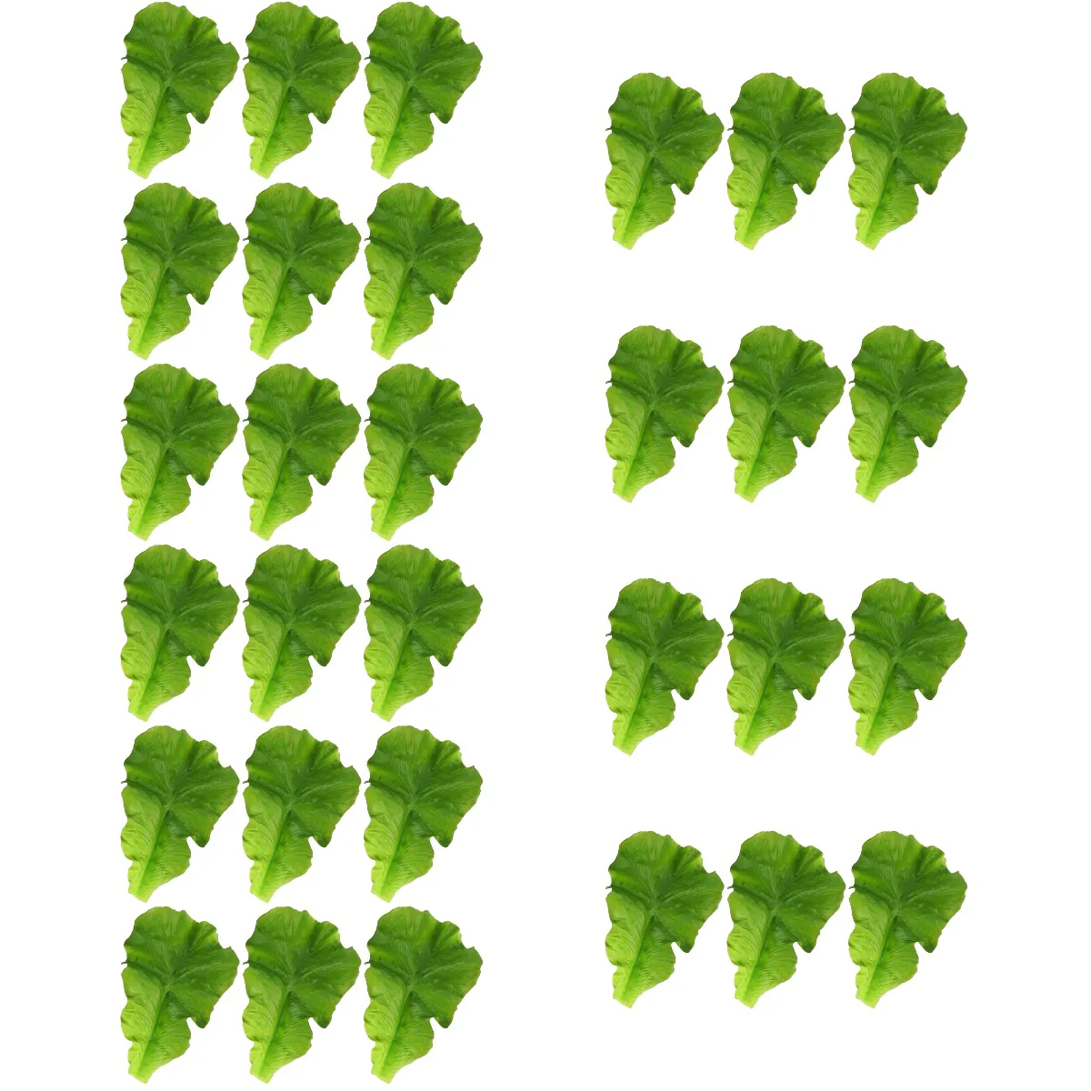 

30 pcs Cabinet Home Furnishing Decoration Props Simulation Vegetable Leaves