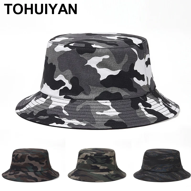 2022 Camouflage Bucket Hat for Men 