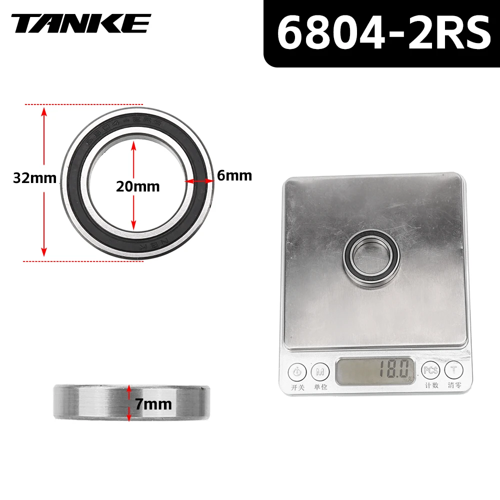 Fahrradnabe NBK-Lager 16257, 6902, 6804, 6903 2RS Sealed Bearing Repair Parts For TANKE TH-390.fiets onderdelen competition Palin – Detail 5