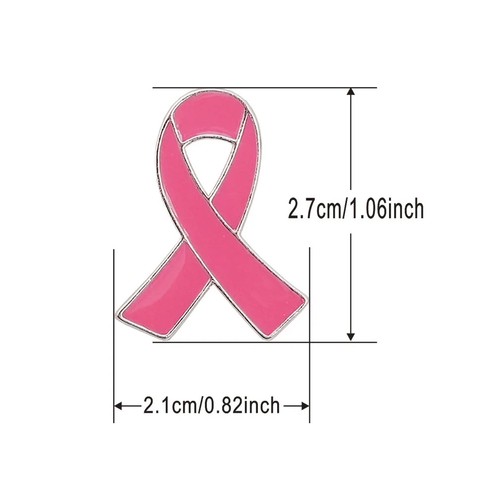 Set Di 3 Spille Con Nastro Rosa Per Sensibilizzazione Sul Cancro Al Seno - Spille Da Bavero In Lega Smaltata Con Chiusura Sicura, Gioielli Di Supporto Ed Eleganza