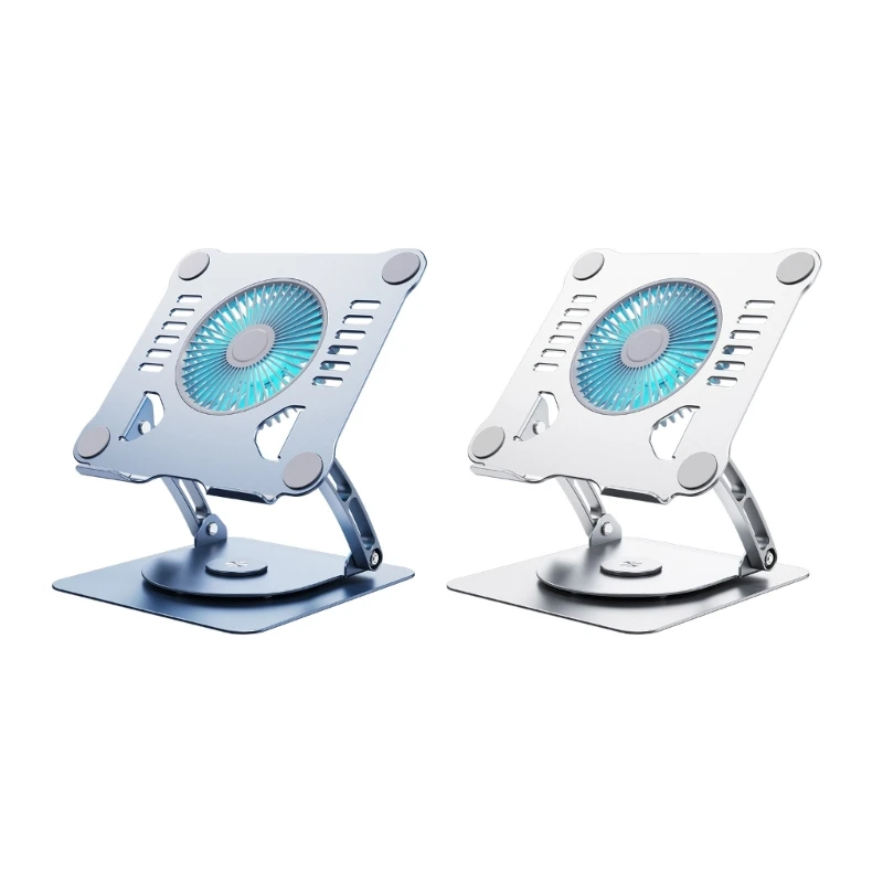 

Портативная подставка для ноутбука с вращающейся конструкцией и мощным охлаждающим вентилятором для геймеров, Прямая поставка