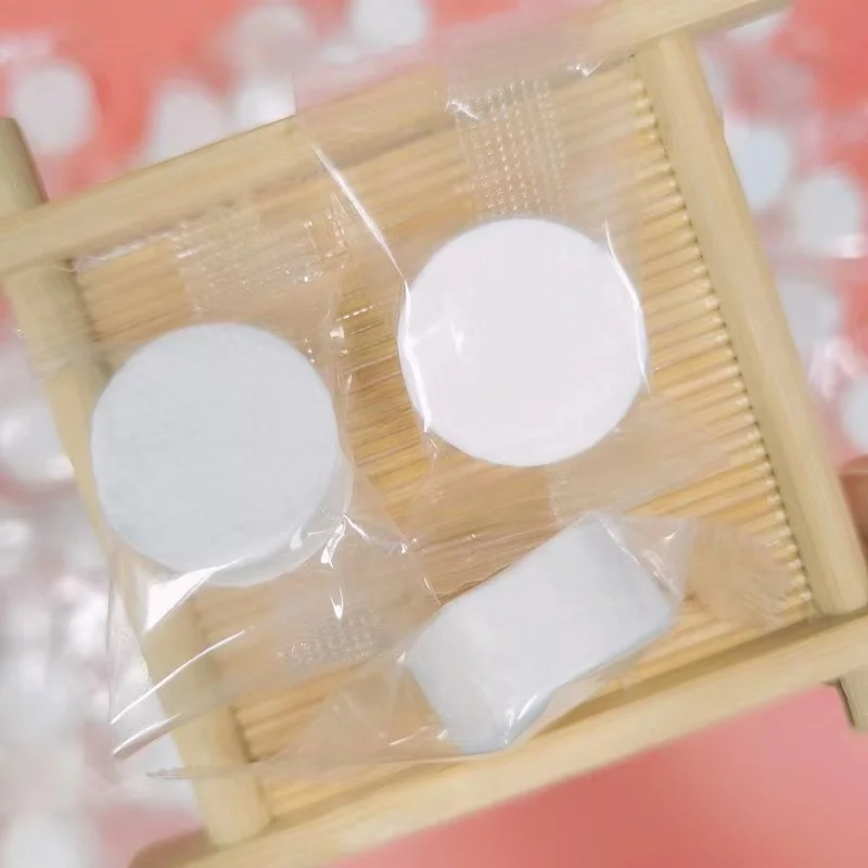 50pcs Portable Compressed Towel Disposable Face Cleaning Soft Compressed Hand Wipe Towel Non-Woven Makeup Wipes 1