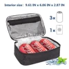 Lunch Bag Reusable Waterproof Oxford Insulated Mini Lunchbox Thermal Food Containers Portable Cooler Bags For Student Boys Girls 5