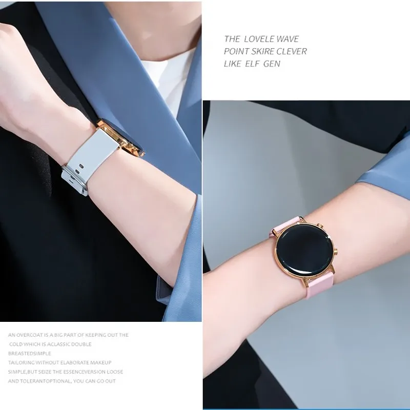 Фото Ремешок силиконовый для Samsung Galaxy Watch 6, спортивный браслет для Huawei watch gt 2 2e 3 pro, 5/4/5pro/6-4 Classic/Active 2, 20 мм 22 мм №4