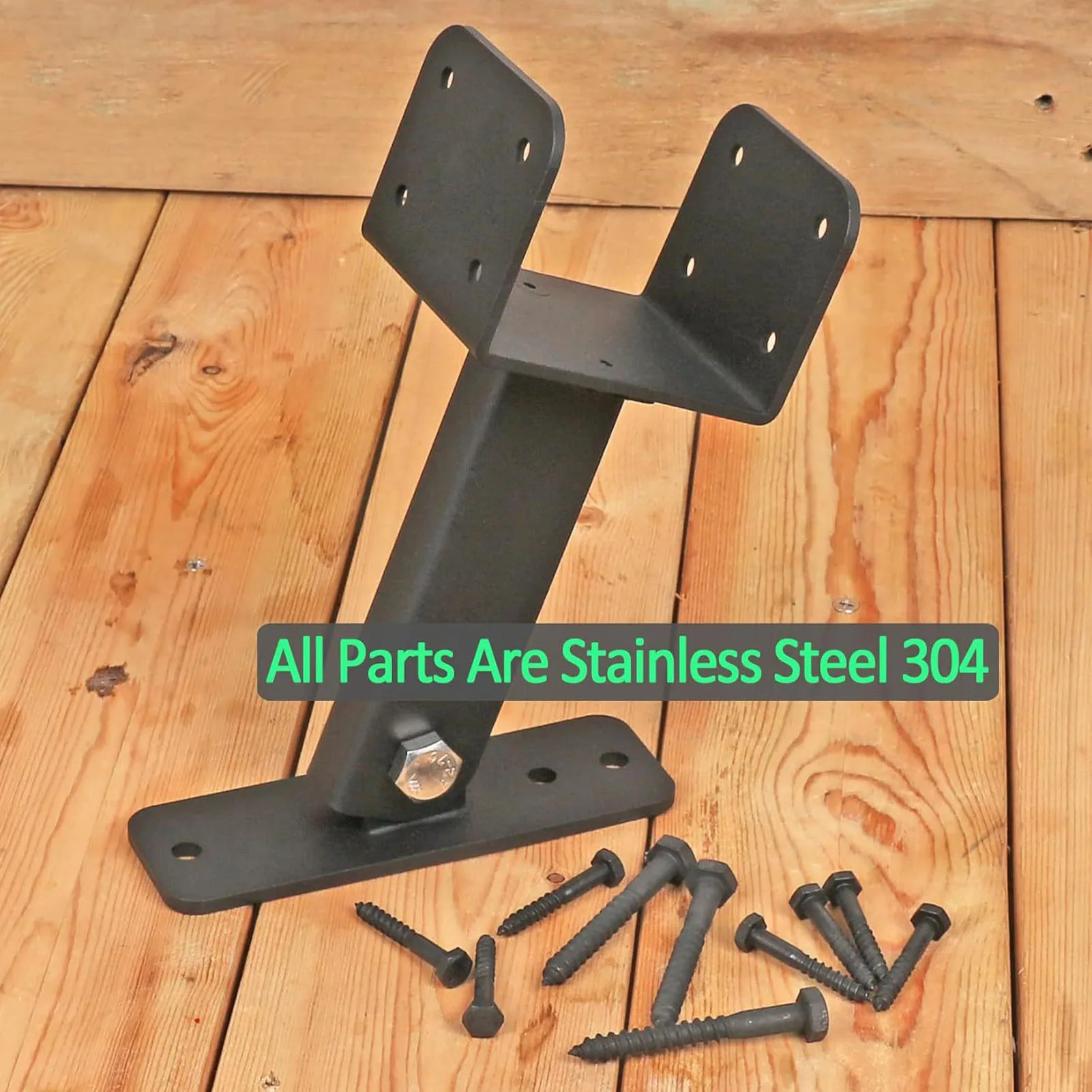 Pergola Roof Riser Beam Bracket Roof Mount Pergola Bracket Stainless Steel Angle Adjustable Beam for Gazebo