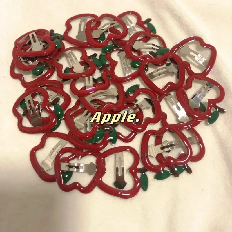 Hot Sweetly Strawberry Fruit BB Hair Claw Side Clips for Women Girls Kids Child Hairpin Gift Hair Accessories Headwear Ornament