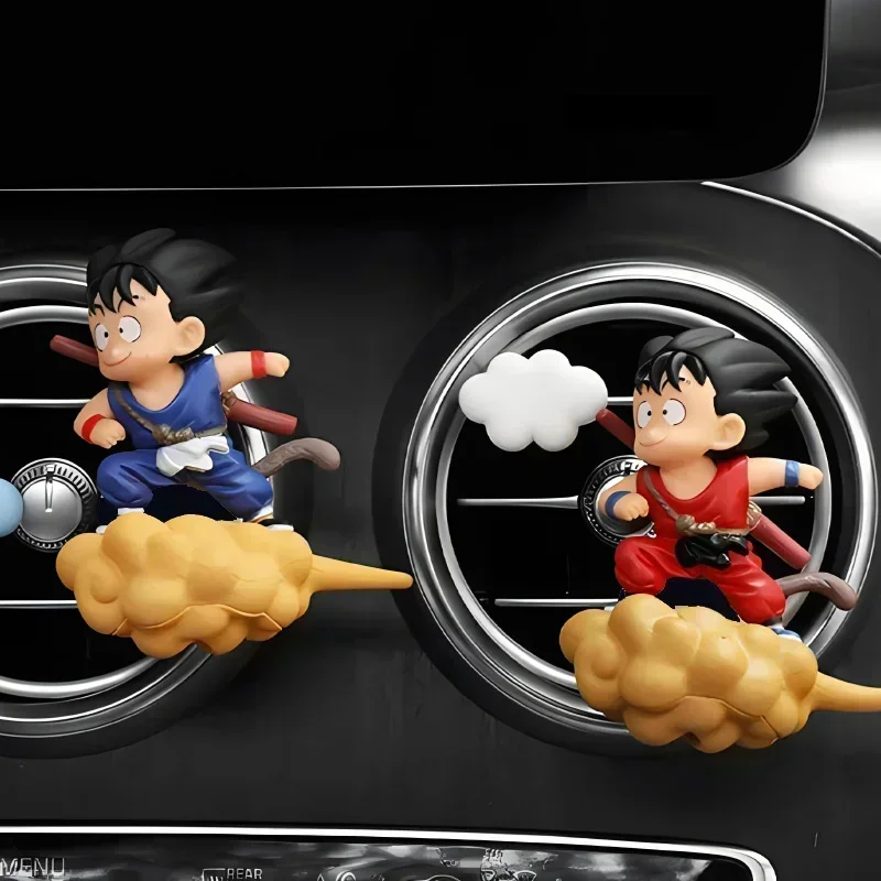 ドラゴンボールアニメフィギュア孫悟空カーエアコンベントファン置物