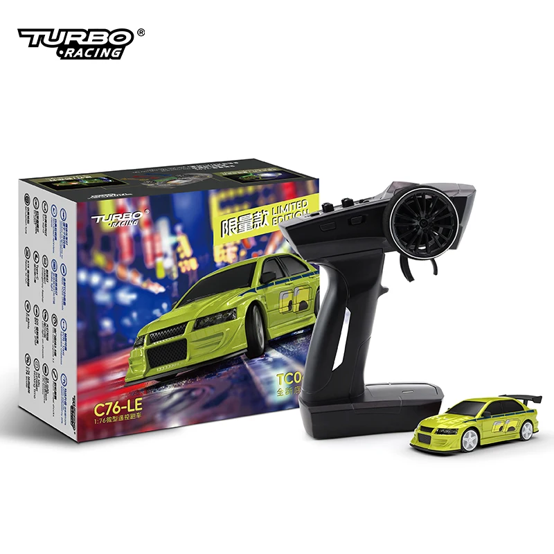 Turbo Racing 1/76 C76 Flat Running Racing MINI RTR Remote Control