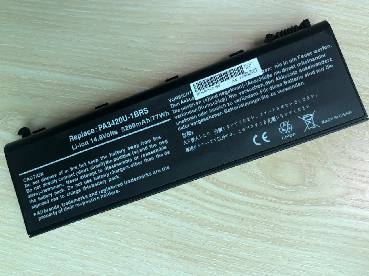 Bateria do Portátil para Toshiba Satellite L10 L20 L15 L100 L25 L30 L35 Série Pa3420u Pa3420u1bas Pa3420u-1brs Pa3450u-1brs - Imagem 5