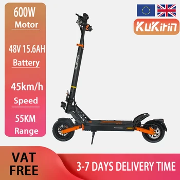 Monopattino Elettrico Pieghevole Kukirin G2 Pro 1000W 48V15.6Ah 45 KM/H, con Sedile, per Uso Urbano e Fuoristrada - Novità 2026