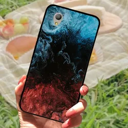 Elegant Black Marble Silicone Soft Case Cover - Shockproof Protective Bumper for Alcatel 1 5033D (48)