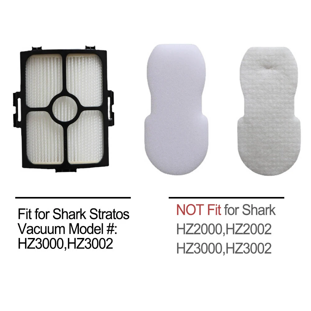 Filter For Shark Corded Stick Vacuum With Foam Felt Pre-Motor Filters Odor Neutralizer HZ3000 HZ3002 Cartridges Home Clean