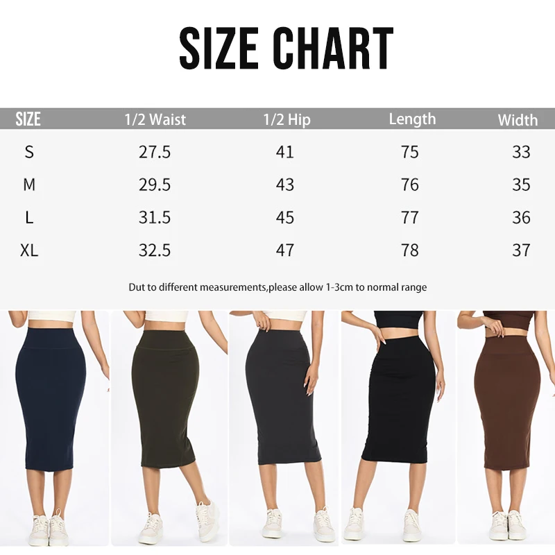 (S-XL)High Waist Slimming Tennis Skirt Nylon Retro Split Side Bodycon Skirt for Women Fitness Yoga Dance Golf Pencil