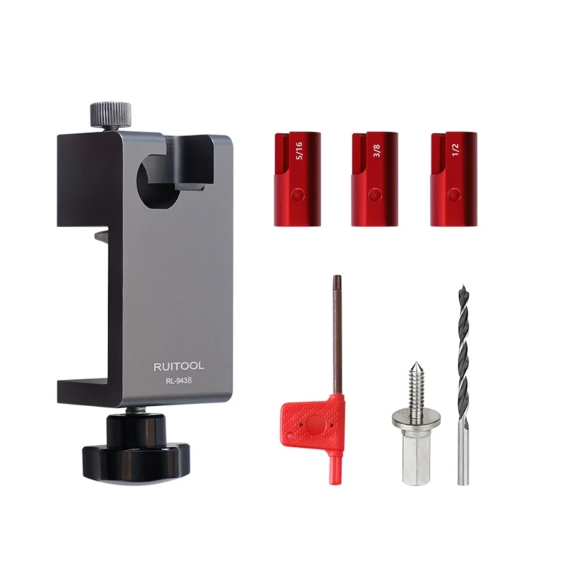 

Dowel Maker Jig 8mm-18mm with Carbides Electric Drill Milling Dowel Round