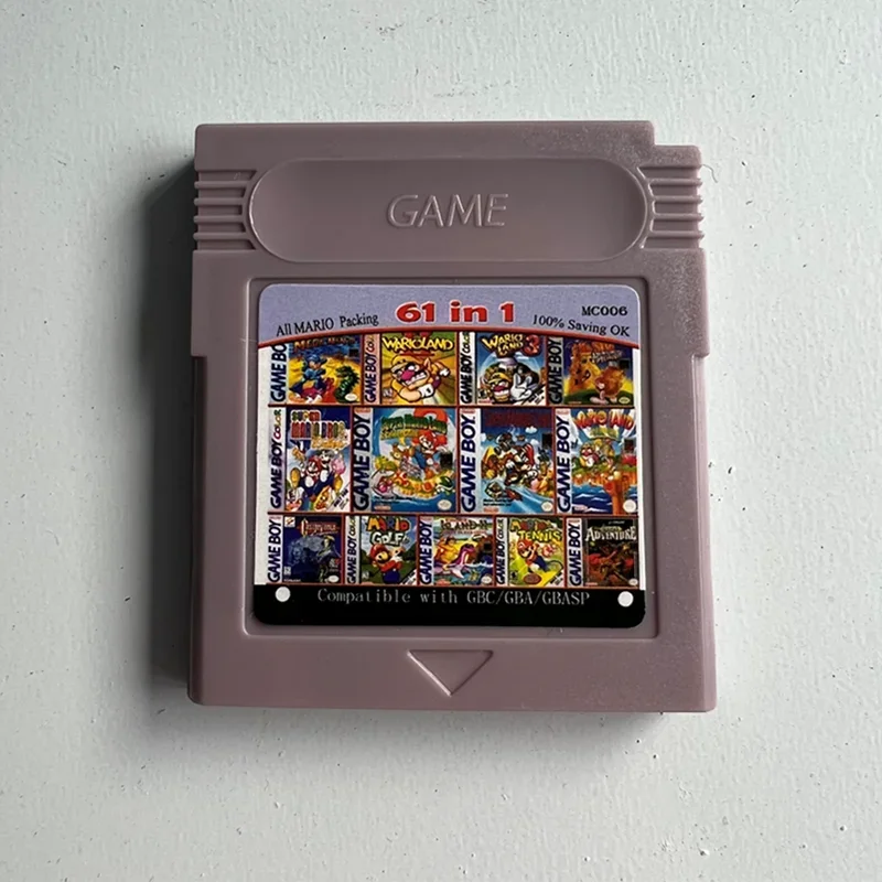 thumbnail image 1 of Series video game cartridge card,61,108 games in 1,English version for GBC/GBA/SP/GBM, 1 of 5