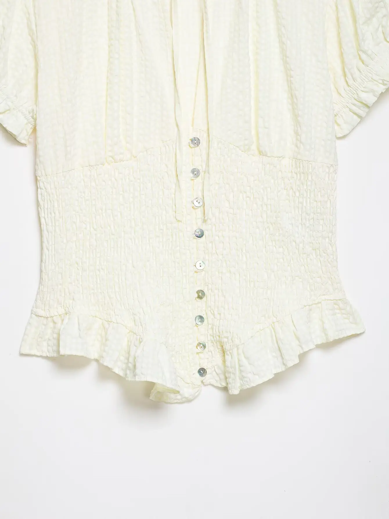 KONDALA Elegante Niedliche Schleifen-Tops Damen Frühling Sommer Trendiges Schlankes Kurzarm-Shirt Neu 2026 Mode Urlaub Lässiges Damen Y2K Top – Detail 6
