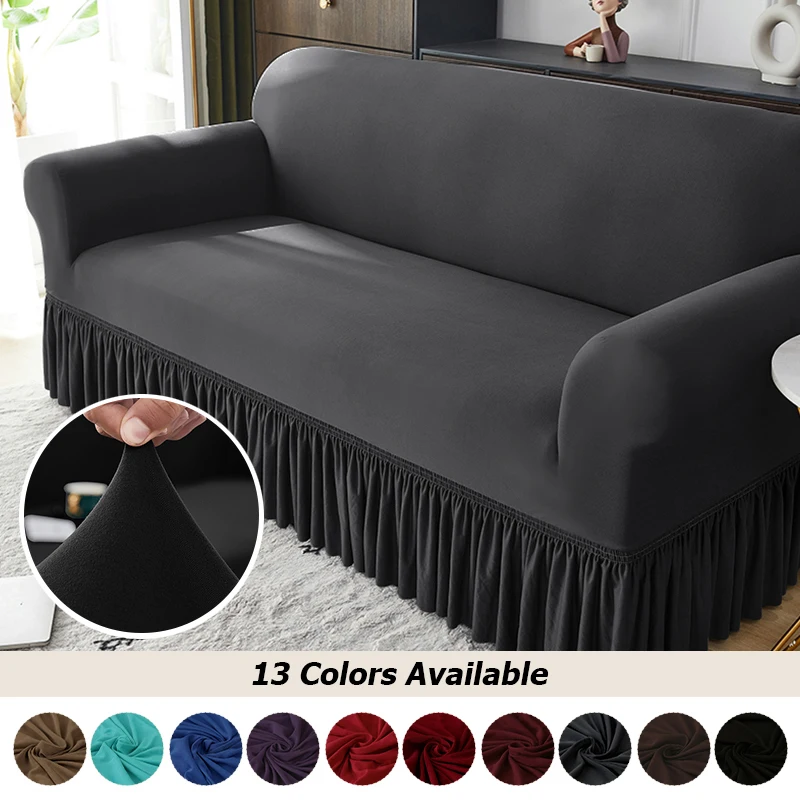 High Stretch Sofa Cover For Living Room Spandex Corner Sofa Covers With