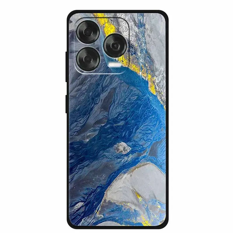 Marble Pattern Soft Silicone TPU Phone Case - Elegant Protective Back Shell Cover