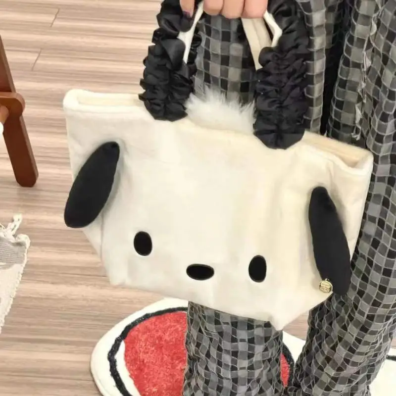 

Аниме Sanrio сумка Kawaii почтовые аксессуары Милая красота большой емкости портативная ручная переноска женская сумка для хранения подарок для девочек