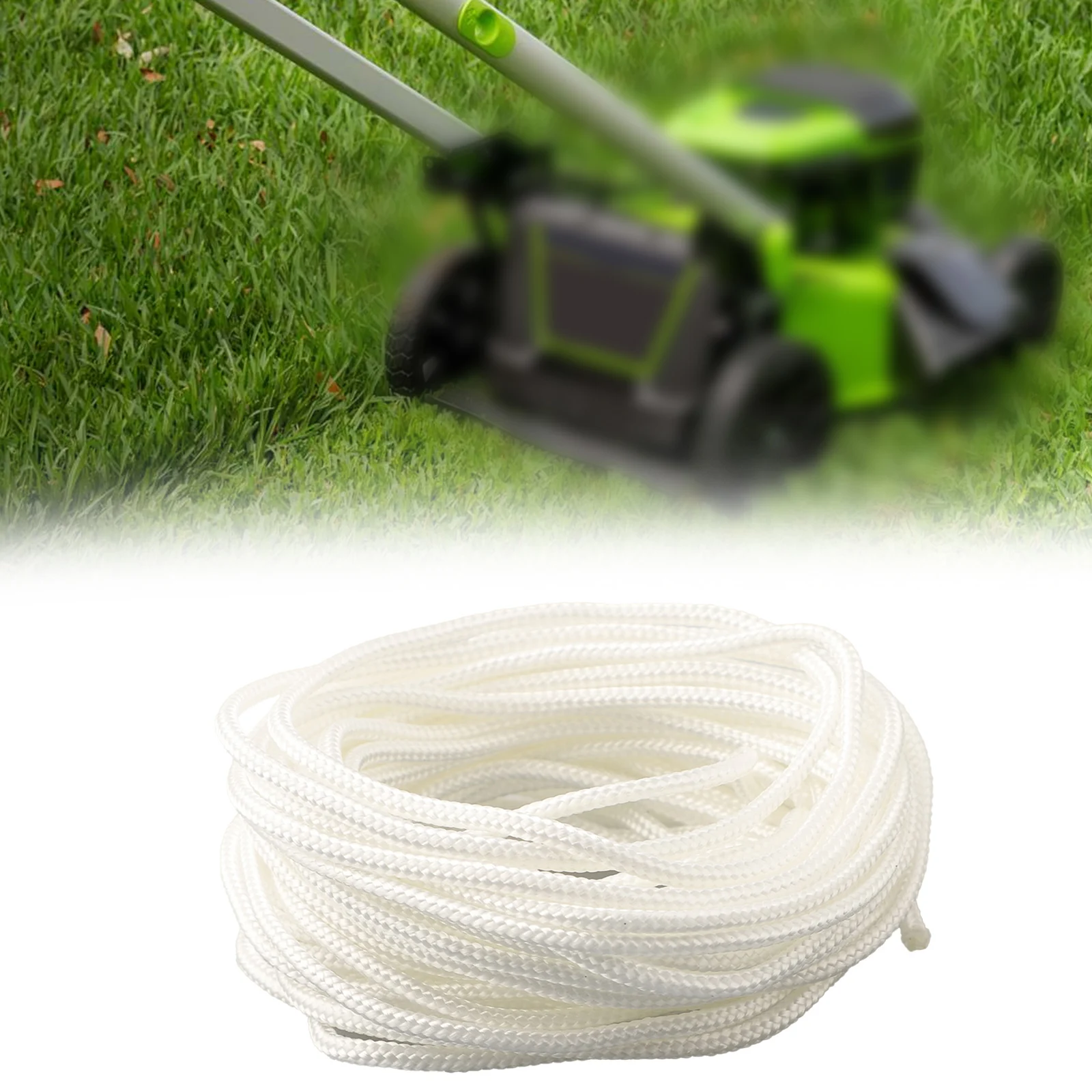 

1pc Nylon Starter Pull Cord Recoil Rope Replacement For Lawnmower Chainsaw Strimmer Hedge Trimmers 2.5,3,3.5,4mm Easy To Install