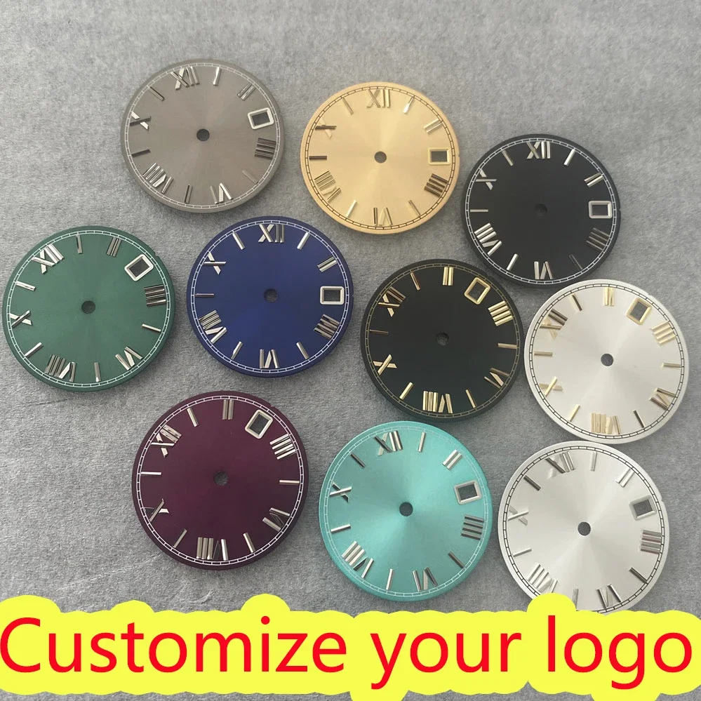 

Циферблат для наручных часов Sunburst в римском стиле, 28,5 мм, подходит для часов NH35/36/4R/7S