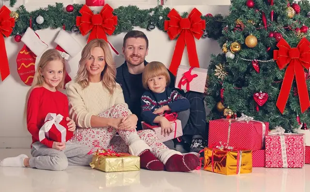 Fiocco Natalizio Gigante In EVA - Decorazione Per Natale, Matrimoni, Festività - Foto 3