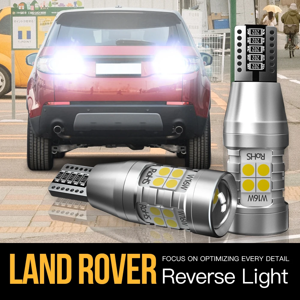 2 шт. W16W T15 921 Canbus светодиодный фсветильник заднего хода ЛАМПА Blub Для Land Rover Discovery Sport