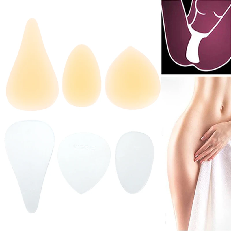 2/3pc Women's panties Silicone Camel Toe Concealer For Women Cover Feminine Lines Vagina Traceless Invisible Adhesive Concealer 2