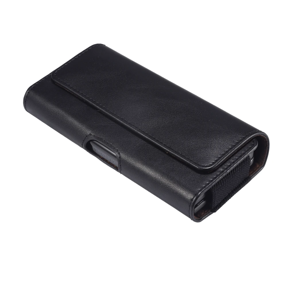 Étui Cuir Motorola Moto Z3 (2018) – Housse Clip Ceinture – Noir – DFVmobile