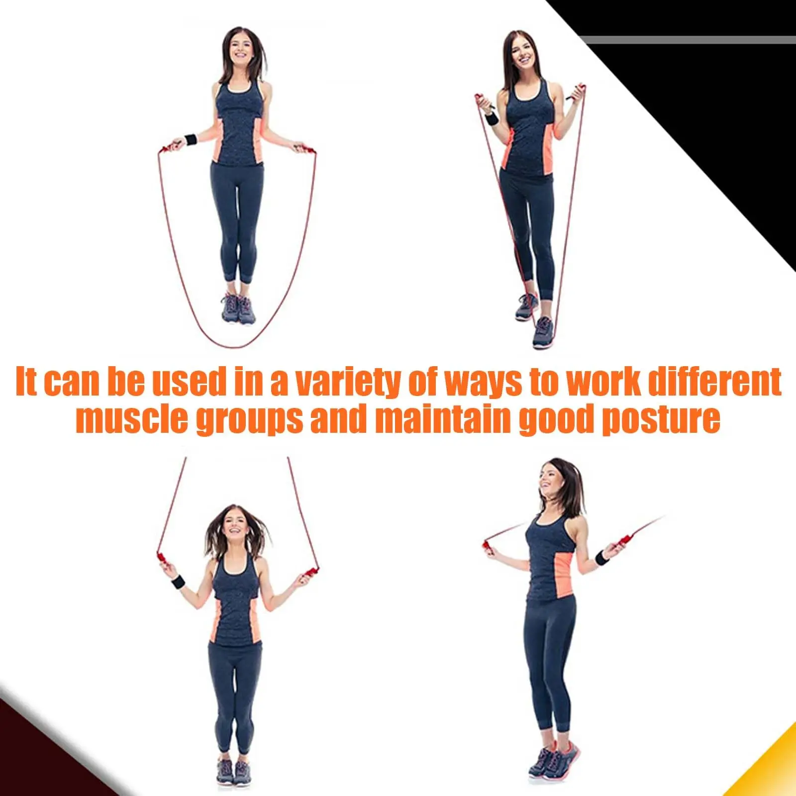 Flow Exercise Rope for Fitness Flow Double Braid Workout Rope Adjustable Length Jump Ropes for Men and Women Home Gym Workout jump rope