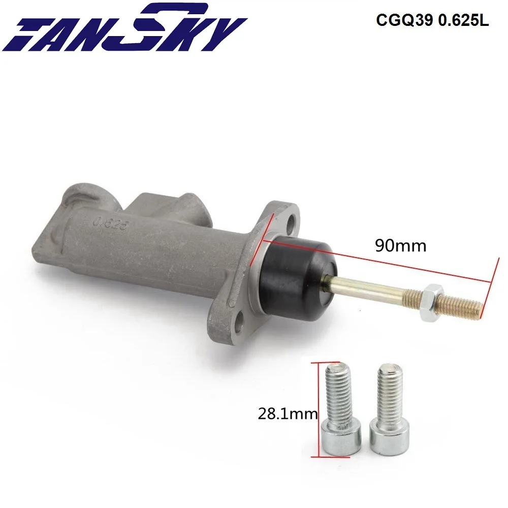 Cylindre Aluminium 0.625 Maître-cylindre Embrayage Frein 0.625in - Alliage Aluminium - Pour Frein Main Hydraulique - Kit Installation Maître Cylindre Embrayage Frein