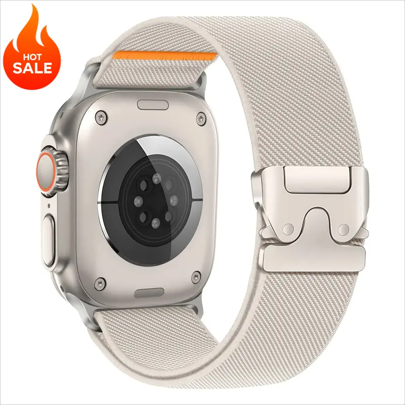 Parachute Nylon Strap for Apple Watch Band 46mm Ultra 3 2 49mm 44mm 42mm 40mm 45mm 41mm Bracelet IWatch Series 11 10 9 8 7 6 SE - Image 9