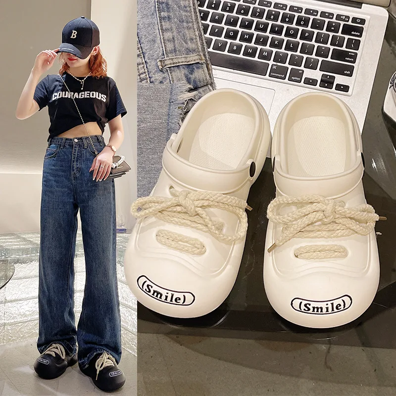 Casual Slippers Women Flats Fashion Designer Shoes Girls Home Trend Summer Beach Slides Indoor Platform Sandals Ladies Elegant