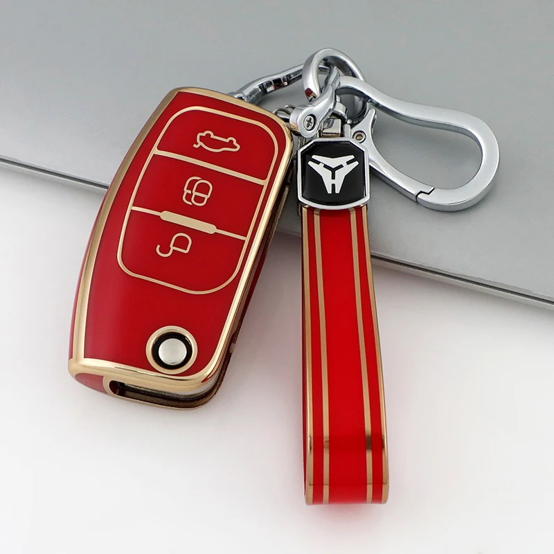 Premium Car Key Case Cover for Ford Vehicles