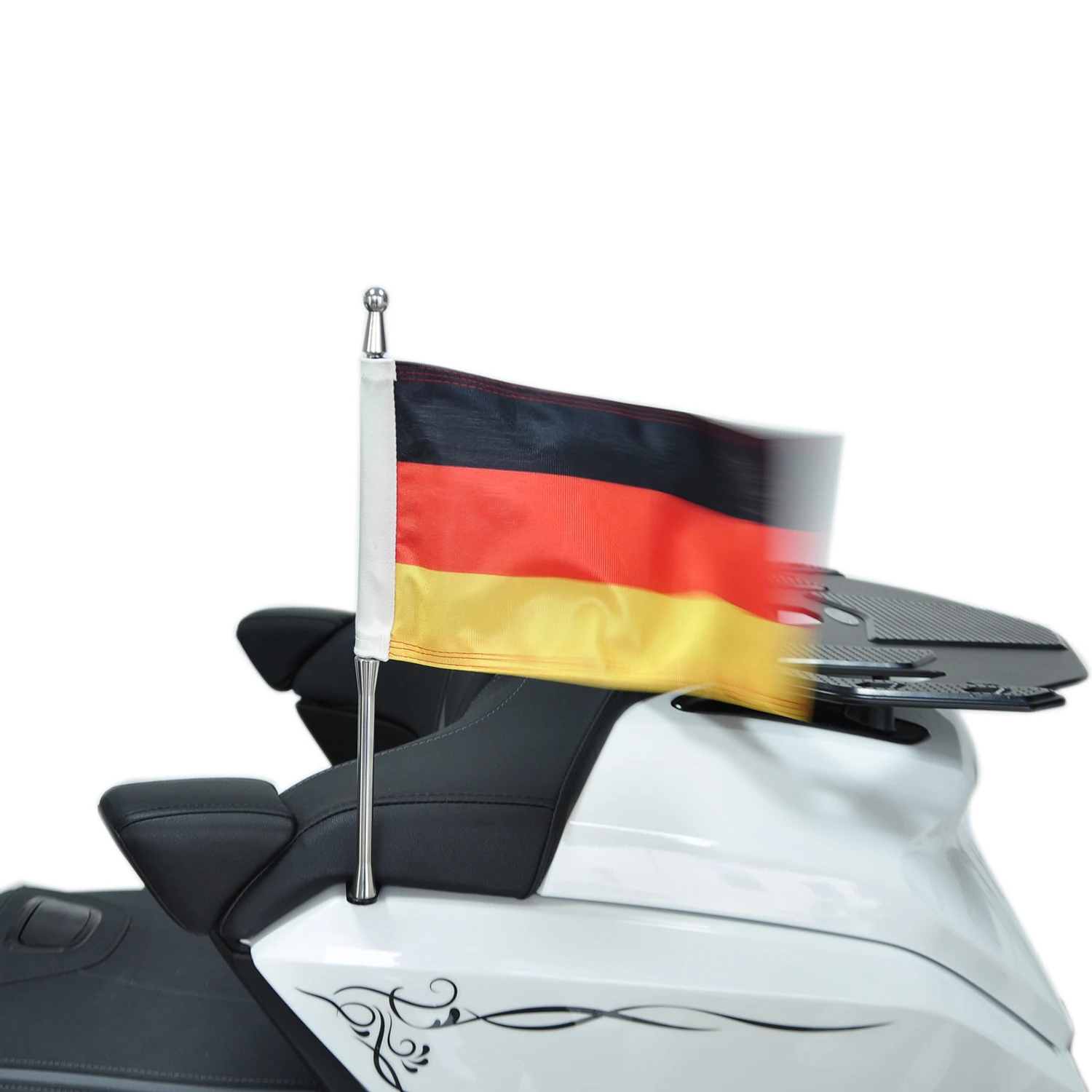 

Panical GE Passenger Rear Trunk Flag Set Flagpole Kit For Honda Gold Wing Tour GL1800 2018-2023 Motorcycle Expansion Bracket